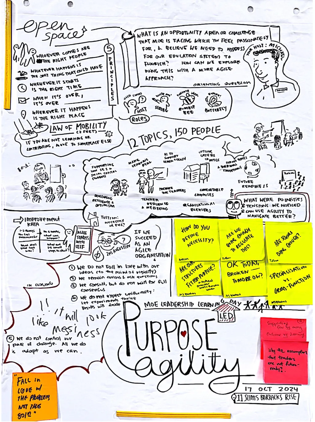 scribing and visual facilitation for deeper listening, Ministry of Education (Singapore)